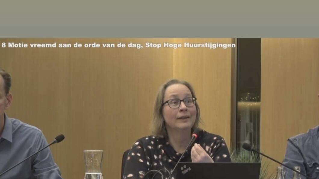 Hilda van ´t Riet Tegen Huurverhoging