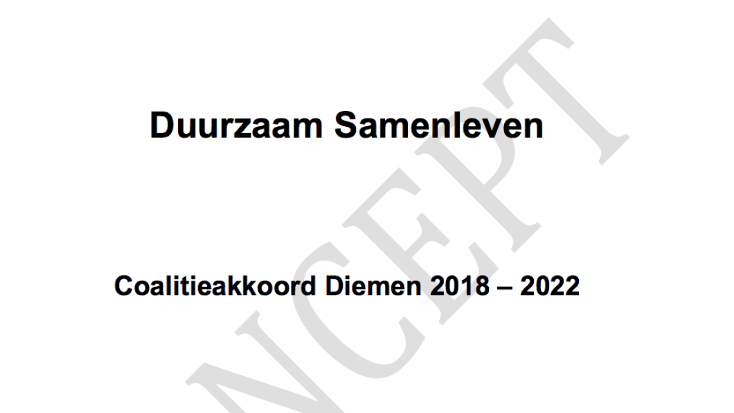 Het concept-coalitieakkoord Het concept-coalitieakkoord
