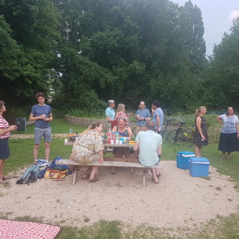 Een gezellig en actief team